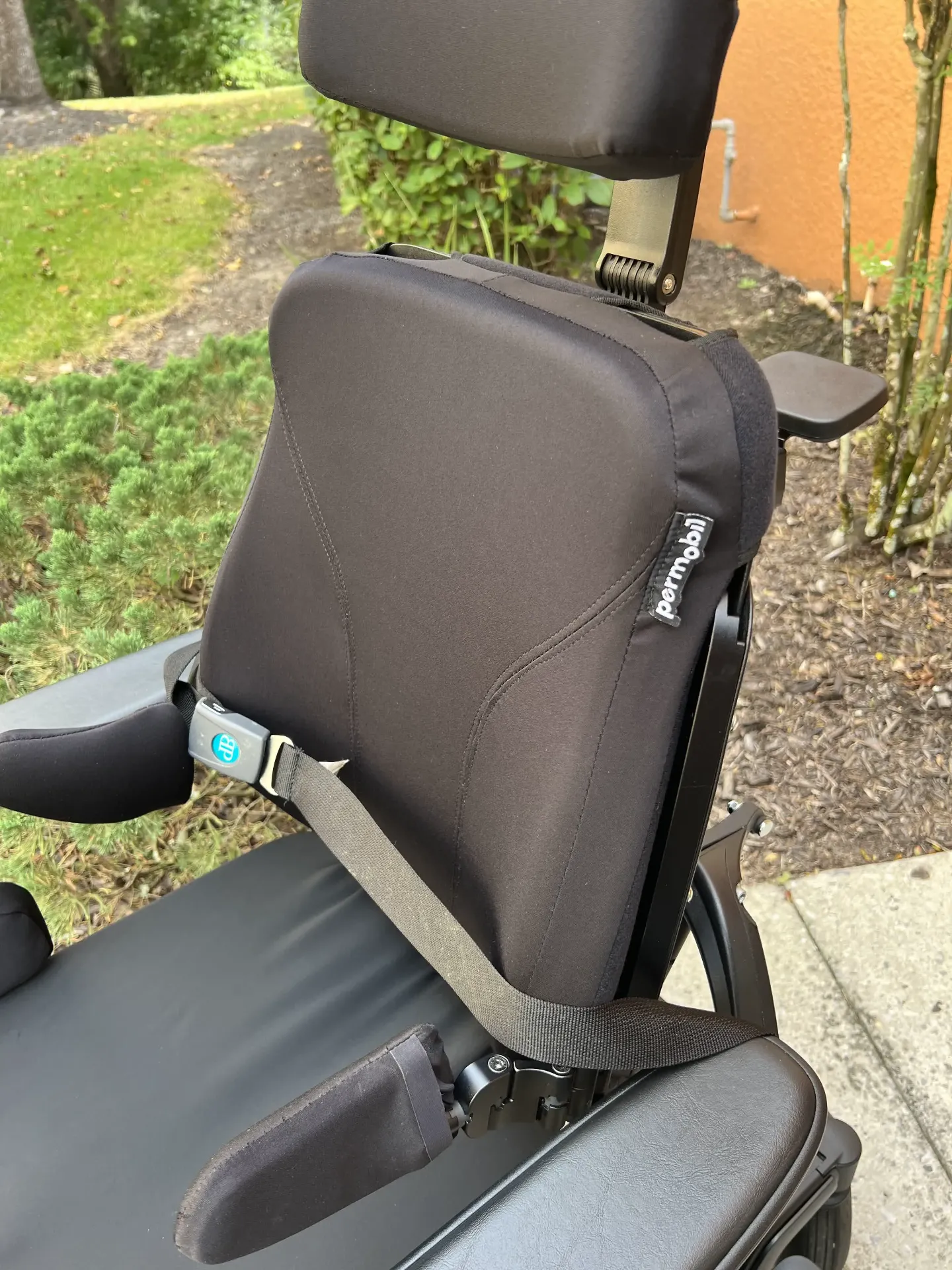 Permobil M3 Corpus contoured backrest and headrest in perfect condition