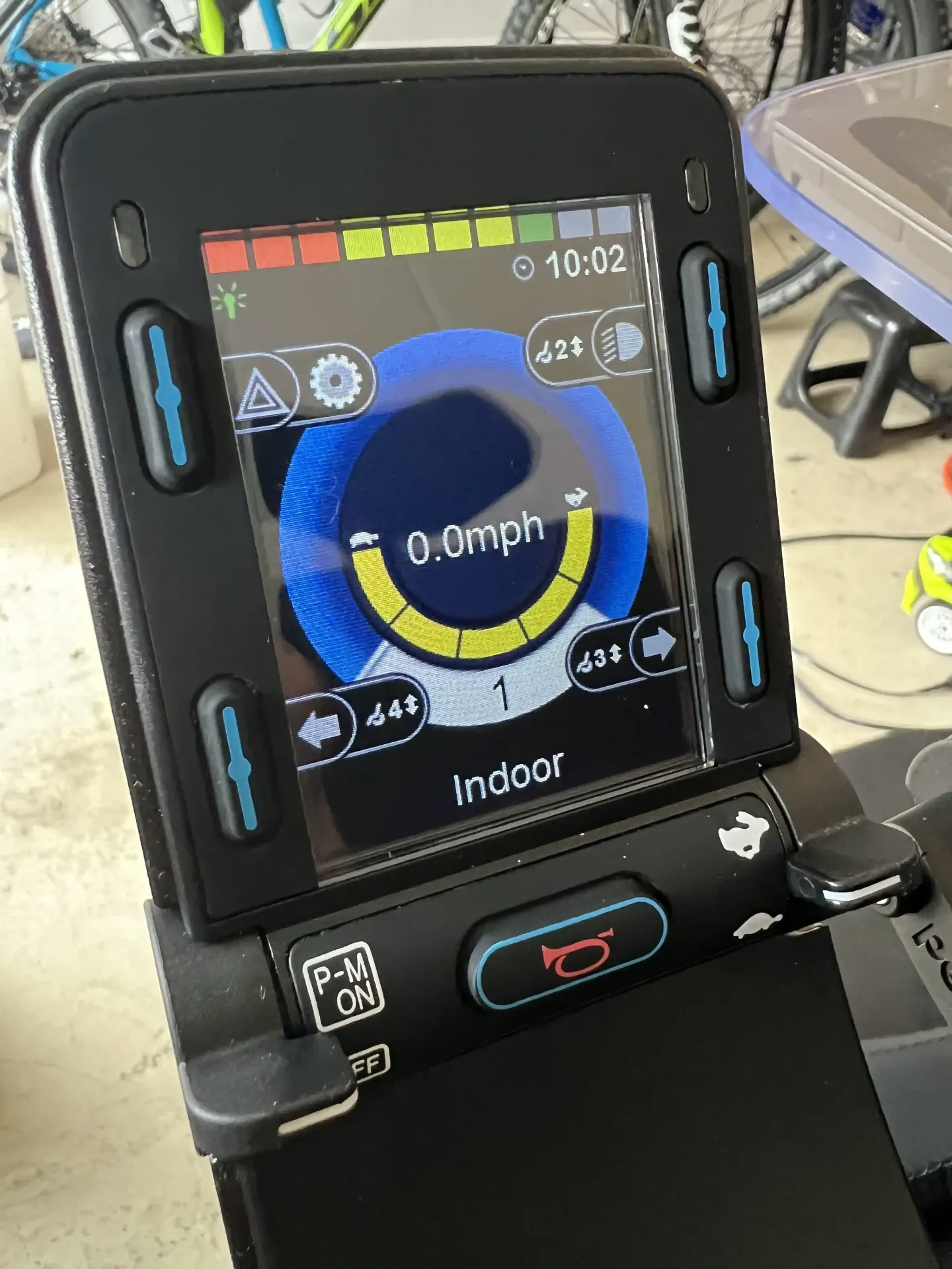 Permobil M3 Corpus color display screen with battery and drive status